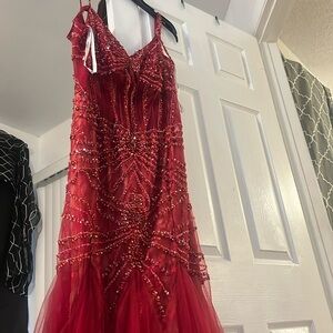 Jovani Scarlet Beaded Bridal Gown